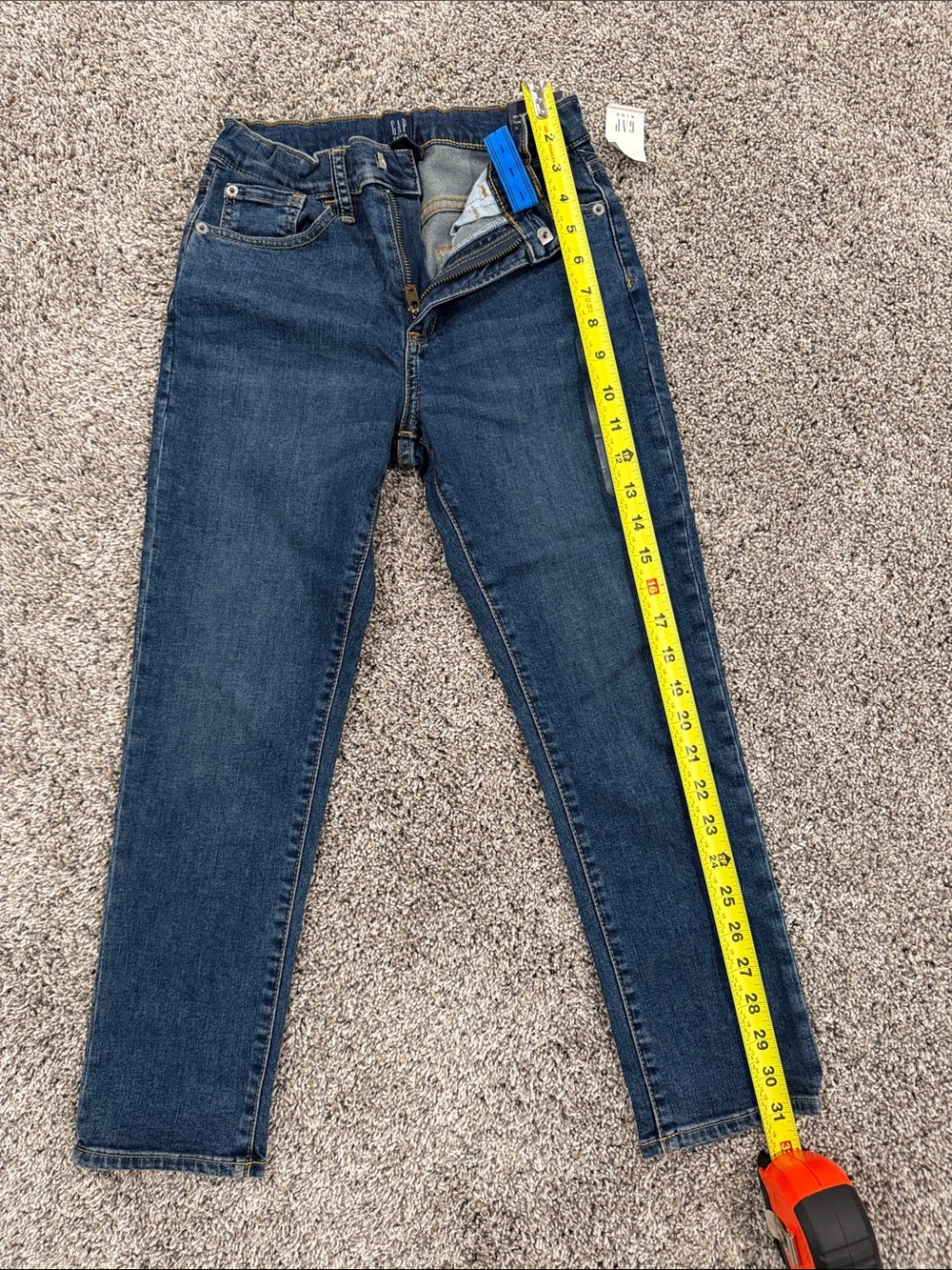 GAP Dark Blue Stretch Athletic Jeans